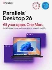 Parallels 26 - Pro MAC 1 Dispositivo 1 anno Parallels Chiave GLOBALE