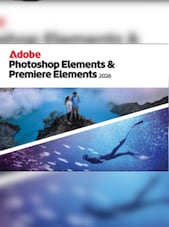 Photoshop Elements 2026 & Premiere Elements 2026 - PC, Mac 1 User 3 anni Adobe Chiave EUROPA