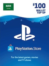PlayStation Network Gift Card 100 USD PSN Key SAUDI ARABIA