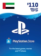 PlayStation Network Gift Card 110 USD PSN Clave EMIRATOS ÁRABES UNIDOS