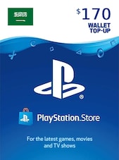 PlayStation Network Gift Card 170 USD PSN Clé ARABIE SAOUDITE