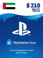PlayStation Network Gift Card 210 USD PSN Chiave EMIRATI ARABI UNITI