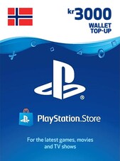 PlayStation Network Gift Card 3000 NOK PSN Clé NORVÈGE