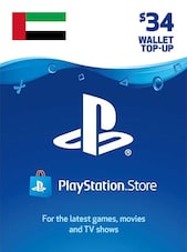 PlayStation Network Gift Card 34 USD PSN Key UNITED ARAB EMIRATES