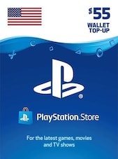 PlayStation Network Gift Card 55 USD PSN Key UNITED STATES