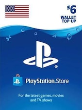 PlayStation Network Gift Card 6 USD PSN Chiave STATI UNITI