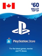 PlayStation Network Gift Card 60 CAD PSN Key CANADA
