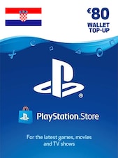 PlayStation Network Gift Card 80 EUR PSN Key CROATIA