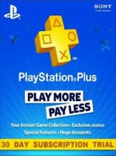 Playstation Plus Trial CARD PSN UNITED 30 Days PSN Key UNITED KINGDOM