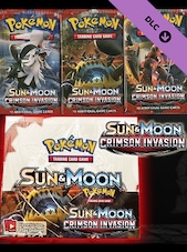 Pokemon Trading Card Game Online Sun and Moon Crimson Invasion Booster Pack In Game Sleutel GLOBAL