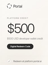 Portal.ai Gift Card 500 USD Portal.ai Cheie GLOBAL