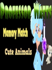 Professor Watts Memory Match: Cute Animals PC Steam Clé GLOBAL