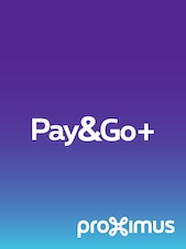 Proximus Pay&Go+ Prepaid Card 5 EUR Proximus Key BELGIUM