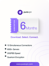 PureVPN (10 Devices, 6 Months) - PureVPN Key - GLOBAL PureVPN Key GLOBAL