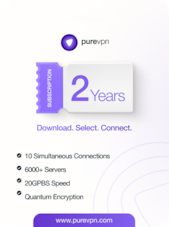 PureVPN - 10 dispozitive 2 ani PureVPN Cheie GLOBAL