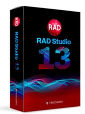 RAD Studio Delphi 13.0 Florence - PC 1 Apparaat Levenslang Embarcadero Sleutel GLOBAL