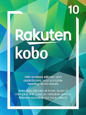 Rakuten Kobo eGift Card 10 EUR Kobo Klucz Tylko dla waluty EUR