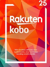 Rakuten Kobo eGift Card 25 EUR - Kobo Key - For EUR Currency Only Kobo Kulcs Csak EUR pénznemhez