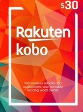 Rakuten Kobo eGift Card 30 USD - Kobo Key - For USD Currency Only Kobo Klíč Pouze pro měnu USD