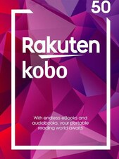 Rakuten Kobo eGift Card 50 EUR - Kobo Key - For EUR Currency Only Kobo Klíč Pouze pro měnu EUR