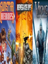 Renegade Ops + Viking: Battle for Asgard + Gunstar Heroes Steam Key GLOBAL Steam Anahtar KÜRESEL