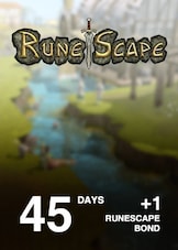 Runescape 45 Day Membership + 1 Runescape Bond 45 dagen + 1 borg Runescape Sleutel GLOBAL