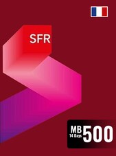 SFR PIN 500 MB 14 giorni Chiave FRANCIA