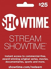 Showtime Gift Card 25 USD - sho.com Key - UNITED STATES sho.com Klíč SPOJENÉ STÁTY