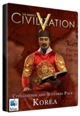 Sid Meier's Civilization V: Civilization and Scenario Pack: Korea MAC Steam Gift GLOBAL Steam Dárek GLOBÁLNÍ
