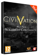Sid Meier's Civilization V: Scrambled Continents Map Pack Steam Key GLOBAL Steam Anahtar KÜRESEL