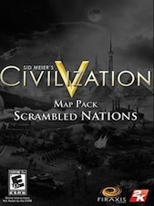 Sid Meier's Civilization V: Scrambled Nations Map Pack Steam Gift GLOBAL Steam Hediye KÜRESEL