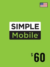 Simple Mobile Prepaid Plan 60 USD SimpleMobile Cheie UNITED STATES