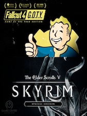 Skyrim Special Edition + Fallout 4 G.O.T.Y Bundle PC Steam Clé GLOBAL