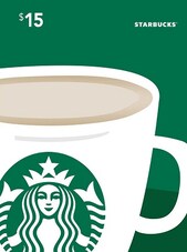 Starbucks Gift Card 15 USD Starbucks Key GLOBAL
