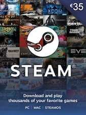 Steam Gift Card 35 EUR Steam Chiave Solo per valuta EUR (Euro)