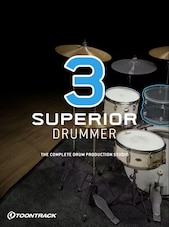 Superior Drummer 3 Virtual Drum Software (PC) (1 Device, Lifetime)  - Toontrack Key - GLOBAL Toontrack Key GLOBAL