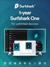 Surfshark One (Antivirus + VPN Bundle) 12 meses Surfshark Cuenta GLOBAL