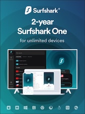 Surfshark One (Antivirus + VPN Bundle) 2 ani Surfshark Cheie GLOBAL