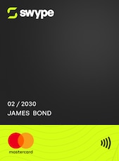 Swype Virtual MasterCard 100 USD Swype Key GLOBAL