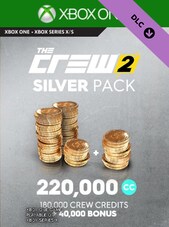 The Crew 2 - Silver Crew Credits Pack - 180 000 + 40 000 bonusu Xbox One Xbox Live Klucz GLOBALNY