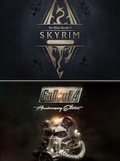 The Elder Scrolls V: Skyrim Anniversary Edition + Fallout 4: Anniversary Edition Bundle PC Steam Account GLOBAL