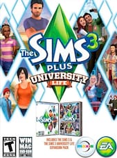 The Sims 3 Plus University Life PC Steam Sleutel GLOBAL