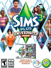 The Sims 3 Plus University Life Steam Key GLOBAL Steam Anahtar KÜRESEL