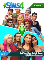 The Sims 4 EA Account + DLCs Get Together,Cats & Dogs,City Living,Seasons PC EA App Account GLOBAL