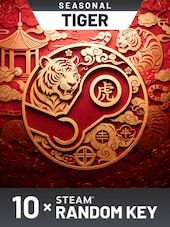 Tiger Random 10 Keys PC Steam Anahtar KÜRESEL