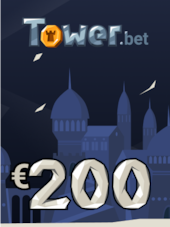 Tower.bet Gift Card 200 EUR in BTC Tower.bet Key GLOBAL