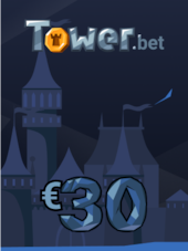 Tower.bet Gift Card 30 EUR in BTC Tower.bet Key GLOBAL