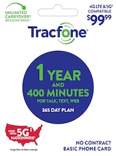 Tracfone Card 99.99 USD Tracfone Chiave STATI UNITI