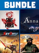Tropico 3 + Sine Mora + SkyDrift + Anna BUNDLE PC Steam Chiave GLOBALE