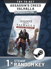 Try to get Assassin's Creed Valhalla - Random Deluxe Edition 1 Key PC Steam Key GLOBAL